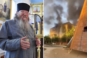 A priest and six officers were killed, with at least a dozen others injured, after gunmen opened fire at two synagogues, an Orthodox church and a police post on Sunday in a suspected terrorist attack in Russia's Derbent and Makhachkala cities.