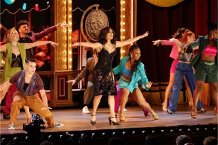 Ariana DeBose performs the opening number onstage during The 76th Annual Tony Awards