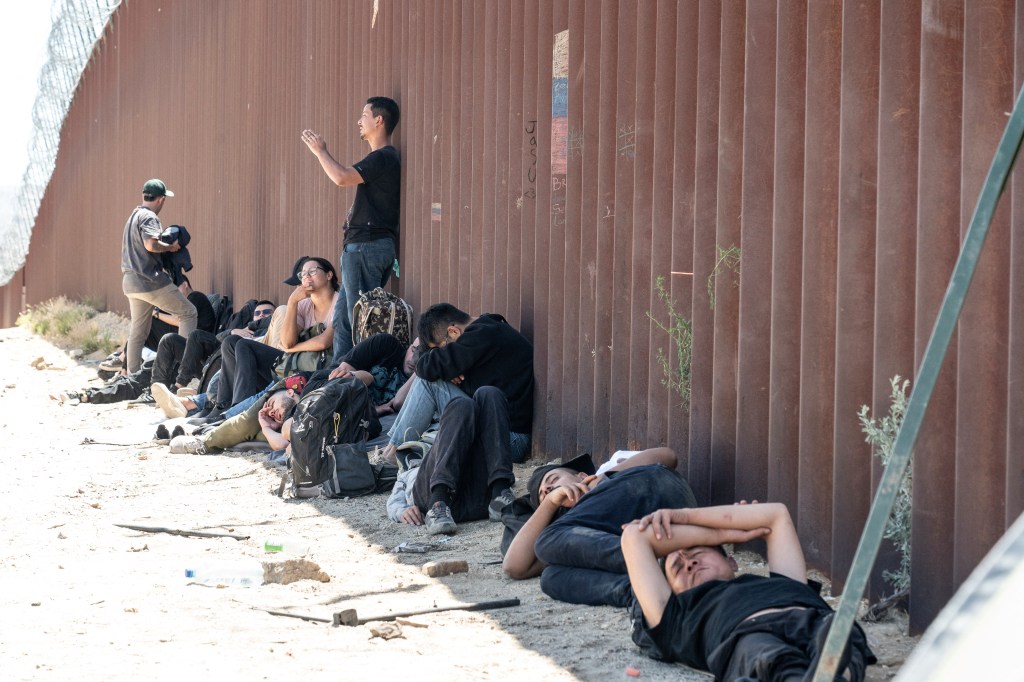 migrants on the border