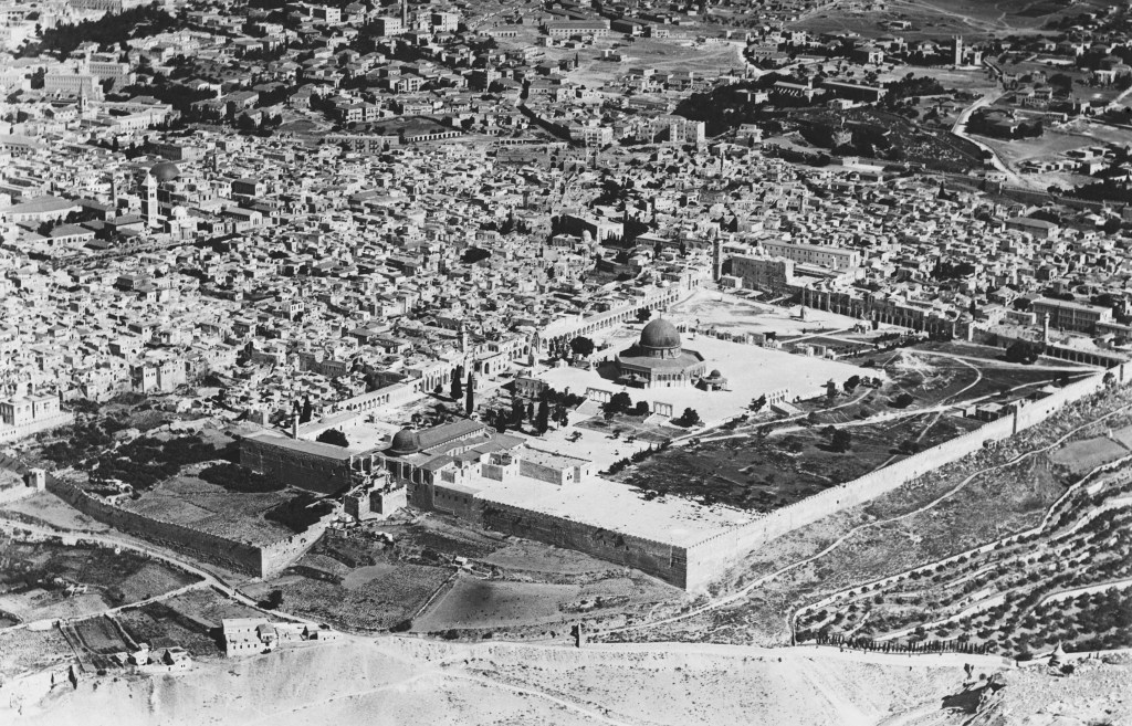 Aerial view of the Jerusalem