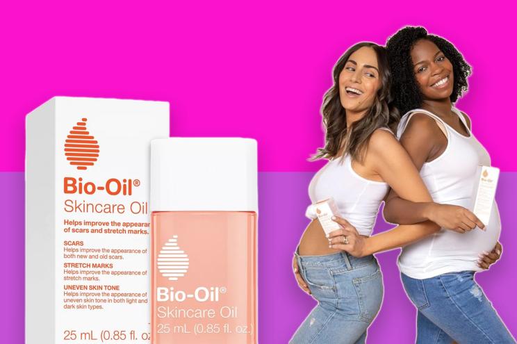 Two women and Bio-Oil