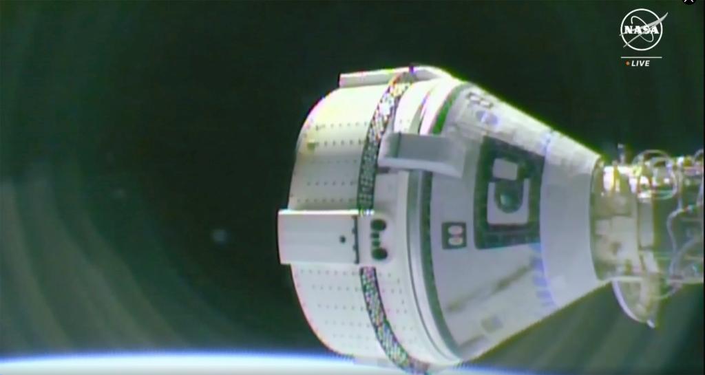 Starliner remains docked at the International Space Station as officials study the helium leaks it encountered.