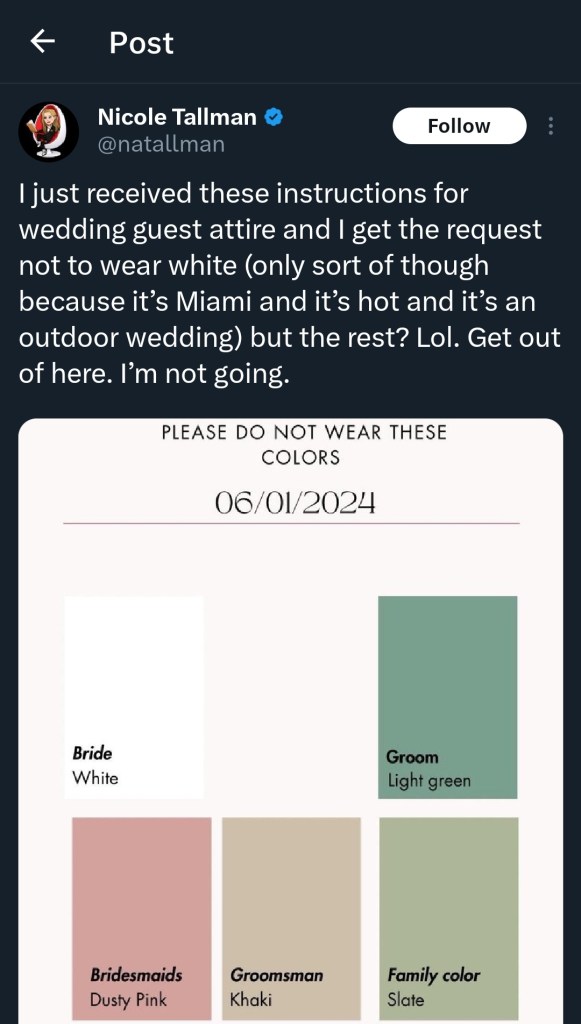The guest, named Nicole, shared a screenshot of the instructions earlier this week, which clocked up more than 5 million views and whole lot of debate. 
