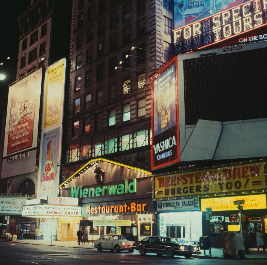 The Palace Theatre, the Embassy movie theatre - showing 'National Lampoon's Animal House' in 1978. 