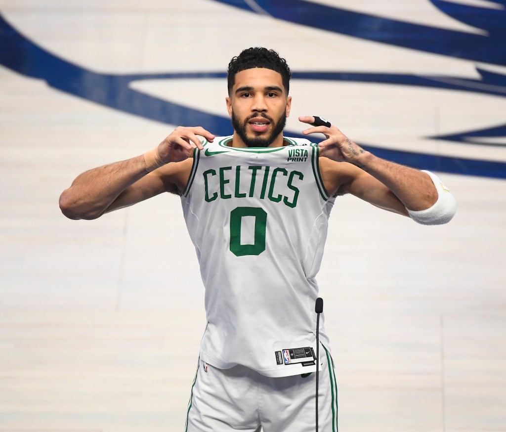 Jayson Tatum looks ready to hoist his first NBA Championship.