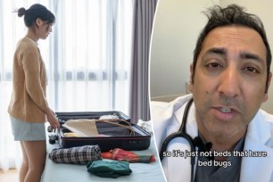 A doctor is warning about other places bedbugs live aside from mattresses. They're highly prominent in hotel rooms.
