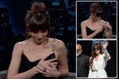 Dakota Johnson’s dress ‘fell off’ in wardrobe malfunction on ‘Jimmy Kimmel Live!’: ‘Just came unhooked’