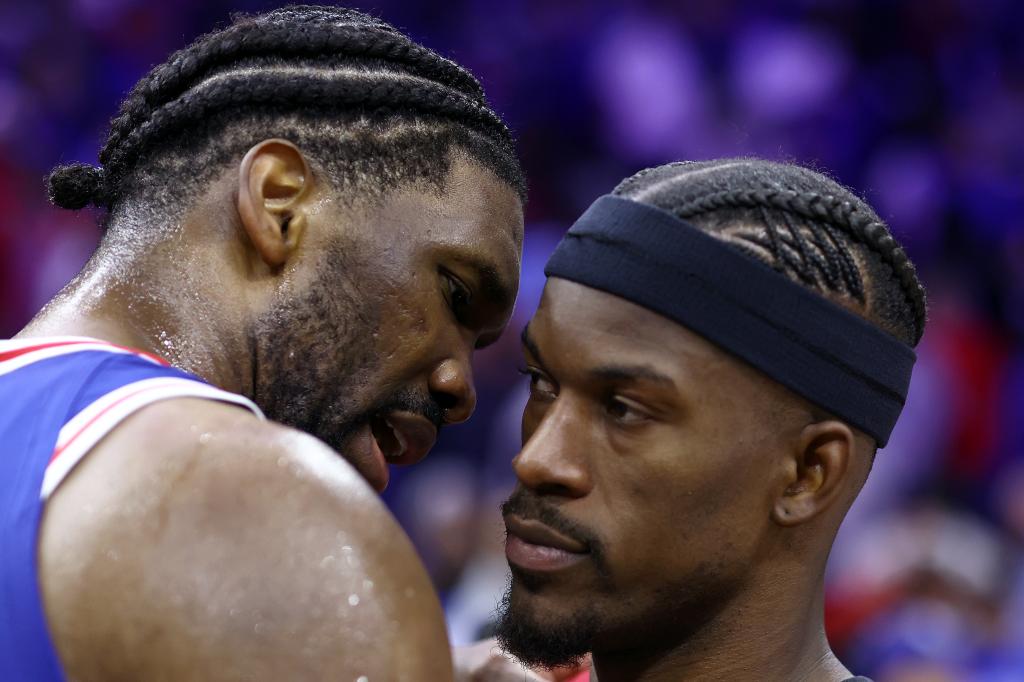 Jimmy Butler and Joel Embiid ar ex-teammates.