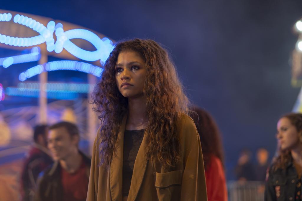 Zendaya in "Euphoria"