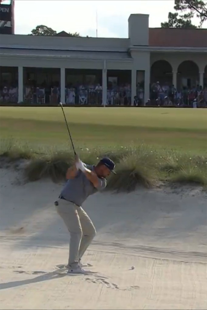 Bryson DeChambeau hit a clutch shot out of the bunker to help him win the U.S. Open on Sunday.