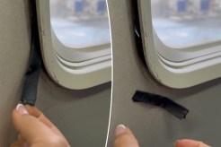 Delta Airlines flyer Laura Iu freaked out after seeing that her airplane window was seemingly taped together, only for a flight attendant to accuse her of blowing things out of proportion.