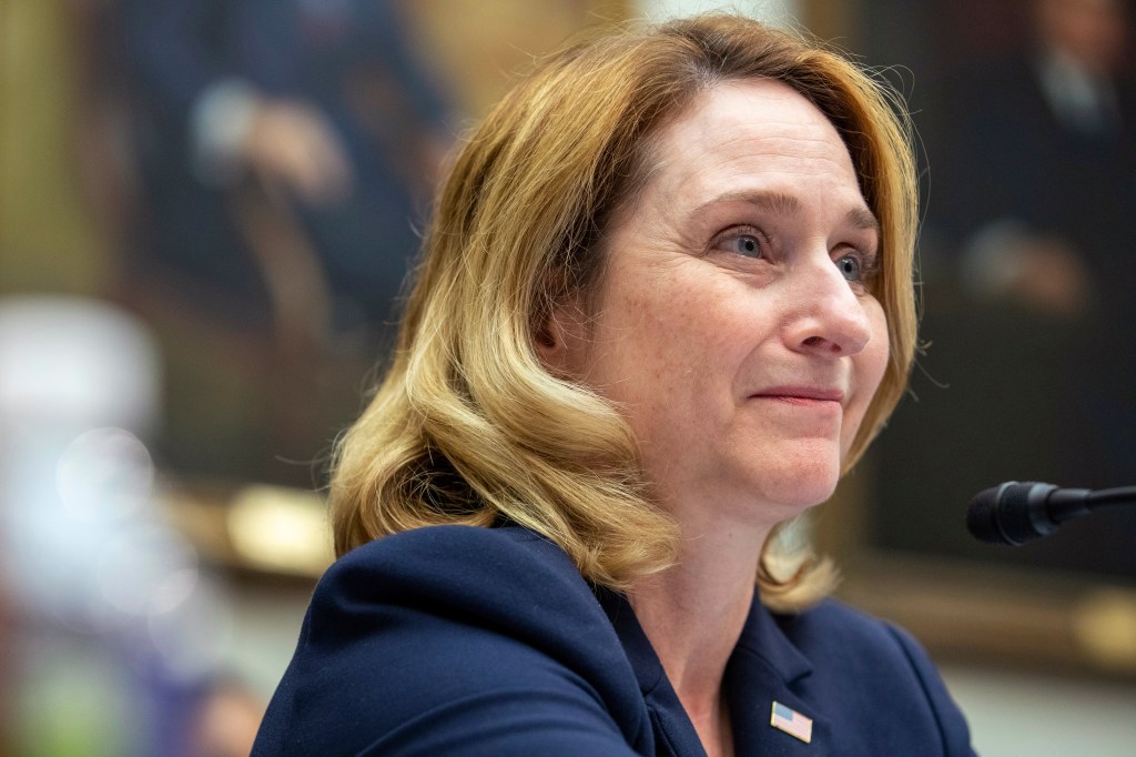 Deputy Secretary of Defense Kathleen Hicks speaks at the House Armed Services Subcommittee hearing on military personnel regarding the findings and recommendations of the independent review commission on sexual assault in the military.