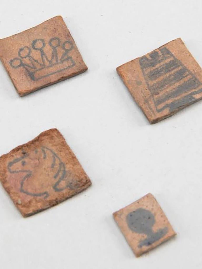 The 35 pieces had been hidden under floorboards on the first floor of block 8 at Auschwitz I camp, presumably so that they could be hidden from Nazi guards.