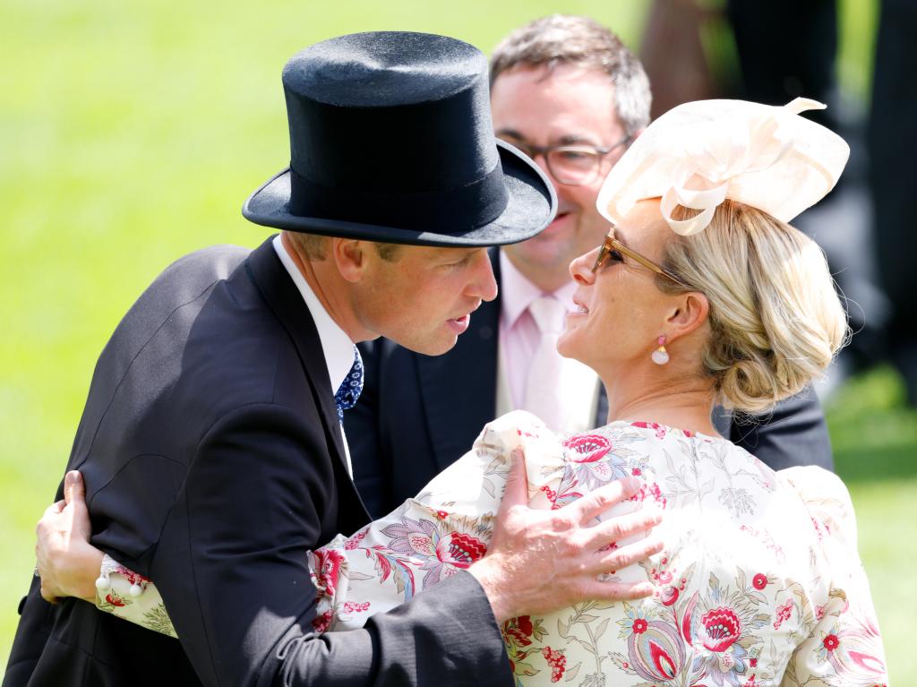 Prince William and Zara Tindall at Royal Asco