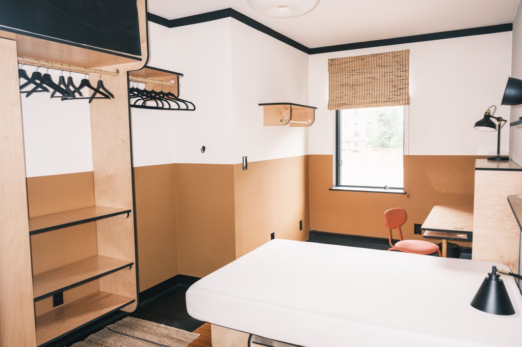 A look inside one of the CoHab bedrooms. 