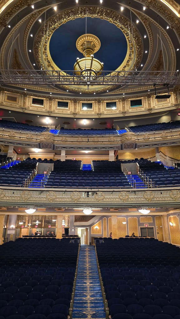 The Palace Theatre's new chandelier