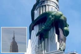 Giant dragon spotted on Empire State Building for latest 'Game of Thrones' prequel marketing stunt