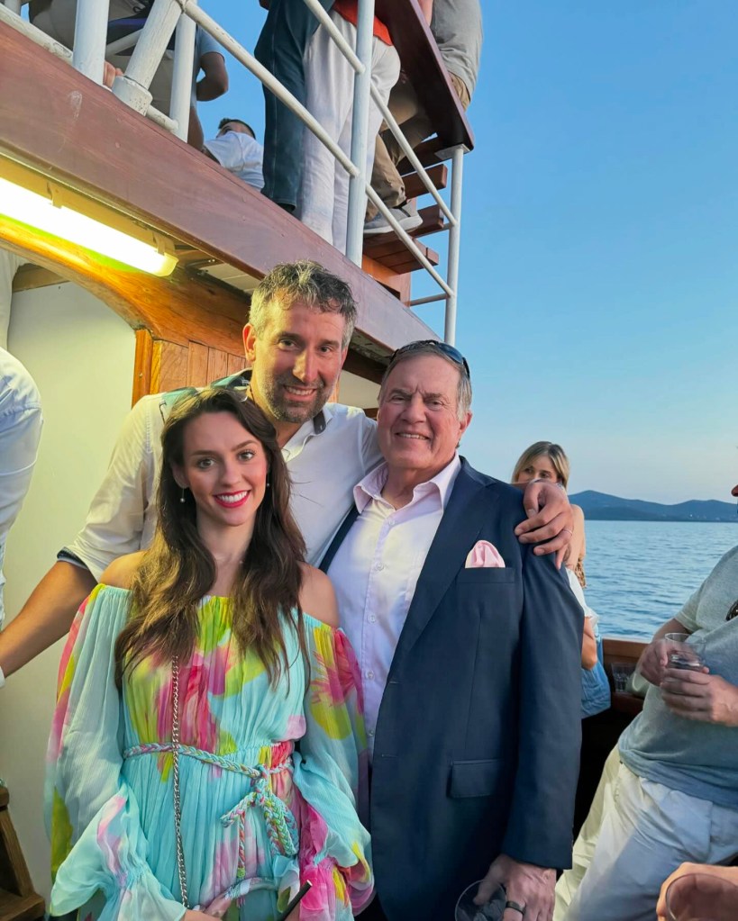 Jordon Hudson and Bill Belichick were recently spotted in Nantucket.