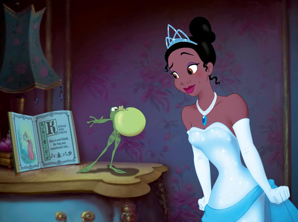 Princess Tiana of "The Princess and the Frog."