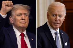 Donald Trump and Joe Biden