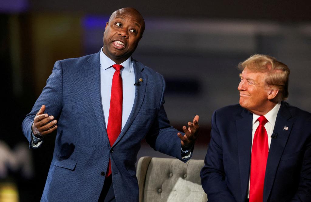 Tim Scott, Donald Trump