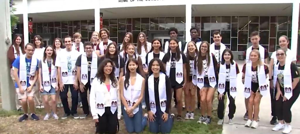 Fourteen sets of twins and a set of triplets graduated from Cooper City High School in June 2024