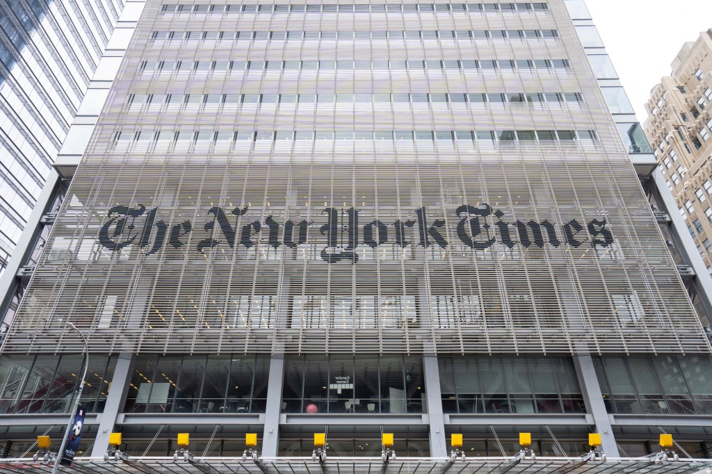 The New York Times exterior