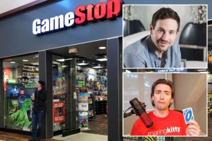 GameStop store, CEO Ryan Cohen and Keith Gill
