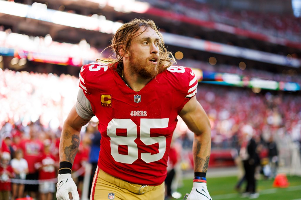 George Kittle had a big season for the 49ers in 2023. 