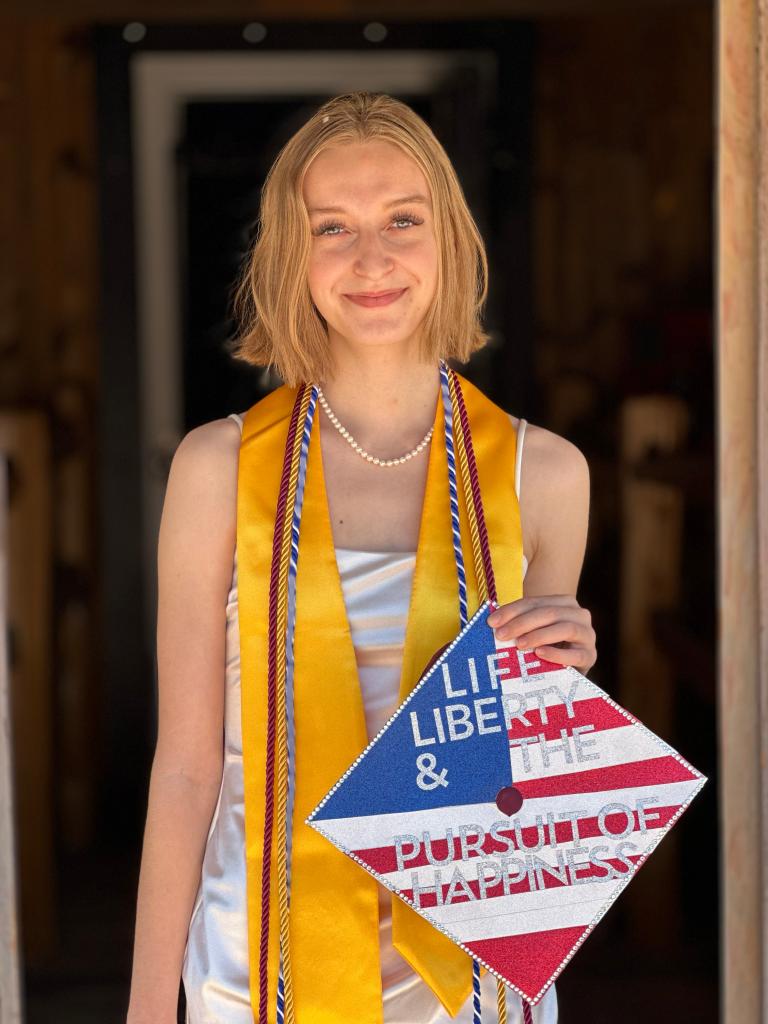 Grace Guentzel at graduation