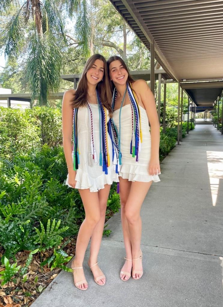 Gabrielle (left) is headed to Cornell University, while her twin sister Jocelyn (right) will attend Washington University in St. Louis.