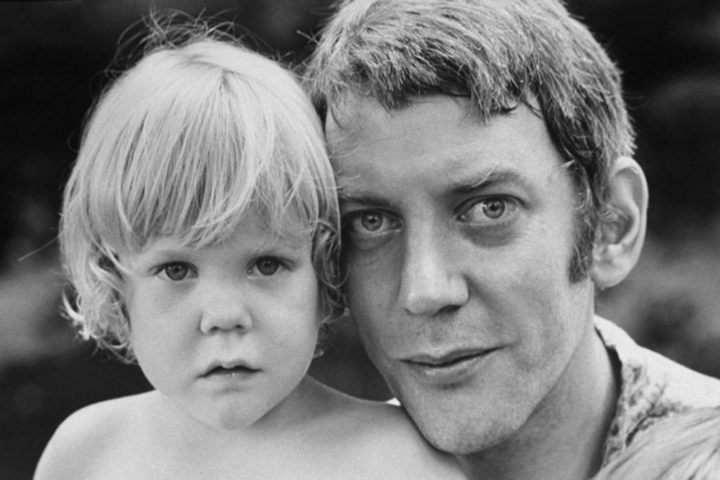 Donald Sutherland with Kiefer Sutherland.