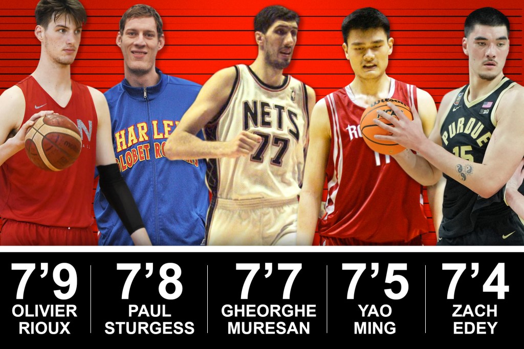 Tallest basketball players