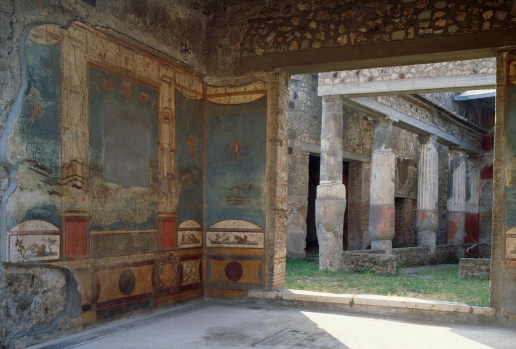 The House of the Ceii is one of the preserved villas in Pompeii.