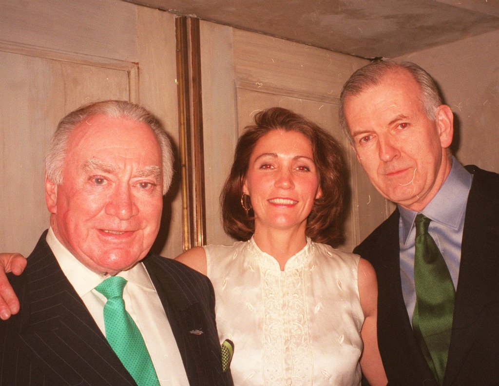 Hugh Carey (from left), Maureen McManus and Buzzy O'Keeffe in 1999.