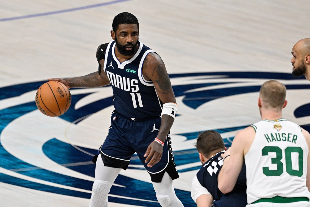 Kyrie Irving helped the Mavericks win Game 4 of the NBA Finals in Dallas.