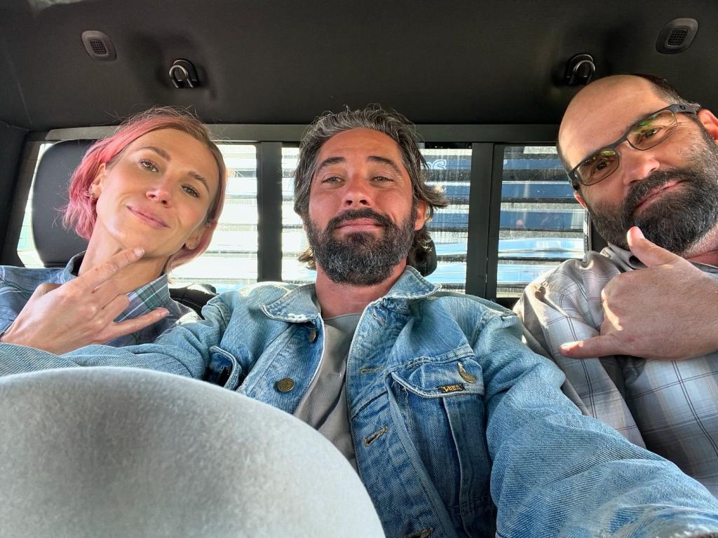 Ryan Bingham and Jen Landon both shared this selfie with Jake Ream to Instagram.