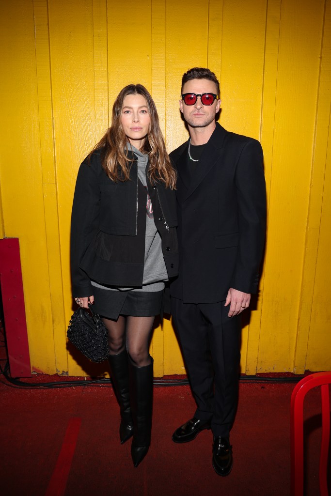 Jessica Biel and Justin Timberlake at his album release party
