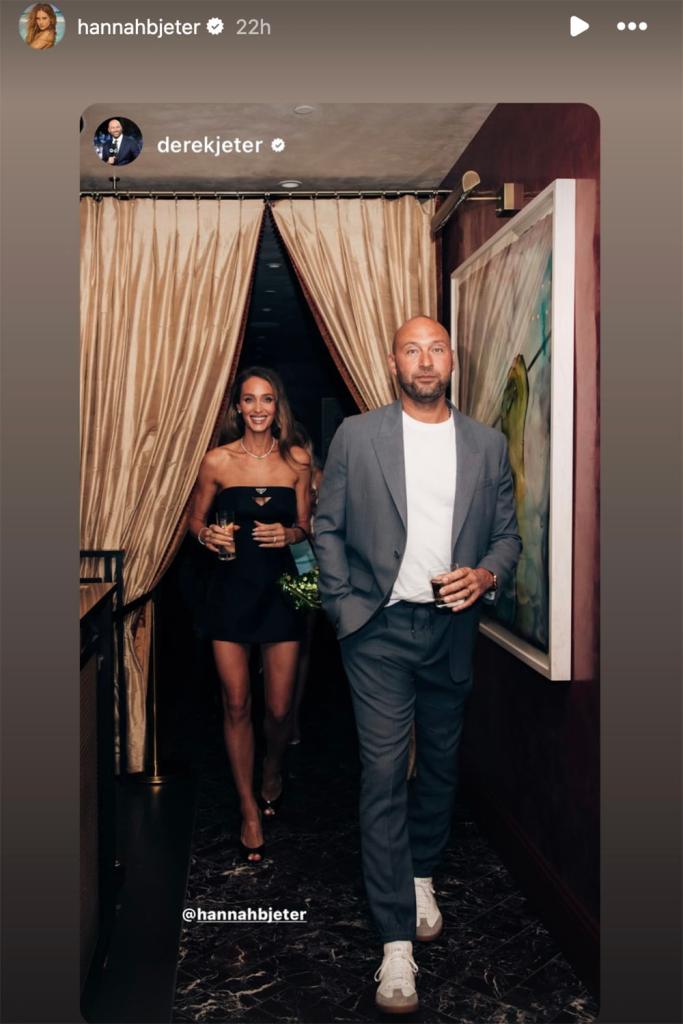 Derek Jeter celebrated his birthday with a surprise party at ZZ's Club New York inside Hudson Yards, which was planned by his wife Hannah Jeter.