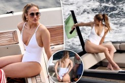 Turning the other cheek: Jennifer Lopez can’t stop taking swimsuit selfies on Italy getaway without Ben Affleck