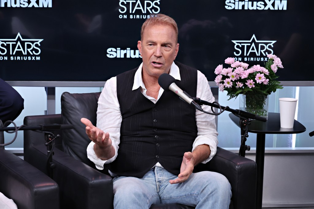 Kevin Costner at the SiriusXM Studios