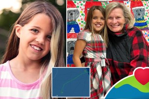 collage of 8 year old girl who died midflight