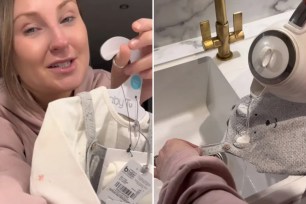 Emma O'Donnell, a mom influencer who goes by @a_mothers_tale online, revealed a "magic" cleaning hack that has other moms gasping over all the clothes they could of saved.