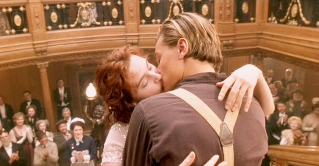 Kate Winslet and Leonardo DiCaprio starred as Rose and Jack in "Titanic."