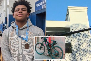 The eighth-grader who died in a fatal fall Sunday was riding an e-bike before the accident.