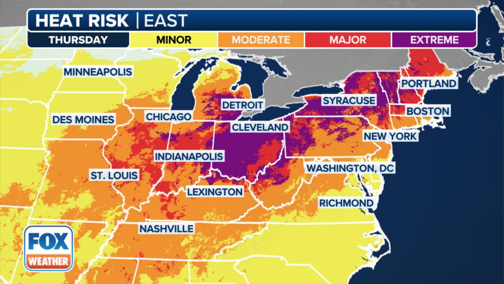 Temperatures are expected to reach 90 degrees between Wednesday and Saturday