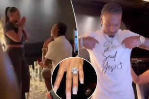 Chiefs wideout Mecole Hardman proposed to his longtime girlfriend, Chariah Gordon with a stunning diamond ring in an emotional video the couple shared on social media.