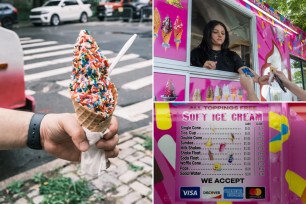 ice cream truck collage and high prices