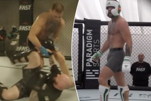 Conor McGregor gives hope he can fight at UFC 303.
