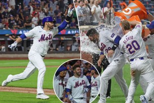 J.D. Martinez's walk-off homer saves Mets from series loss to NL-East worst Marlins